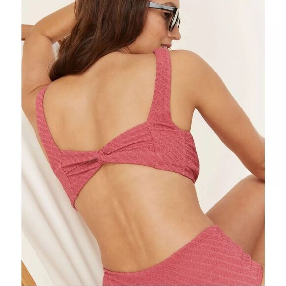 NWT Andie Swim The Barbados Bikini Top in Sedona Macrame Size S - Picture 11 of 11